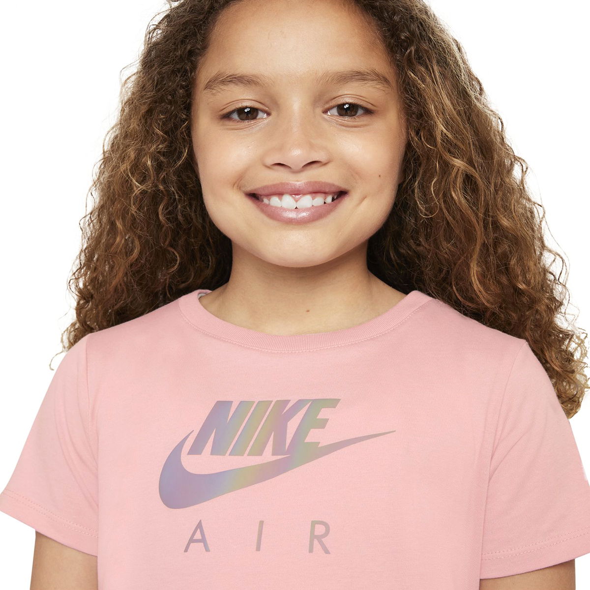 G Nsw Tee Crop Air Çocuk Pembe Günlük Stil Tişört DJ6932-630