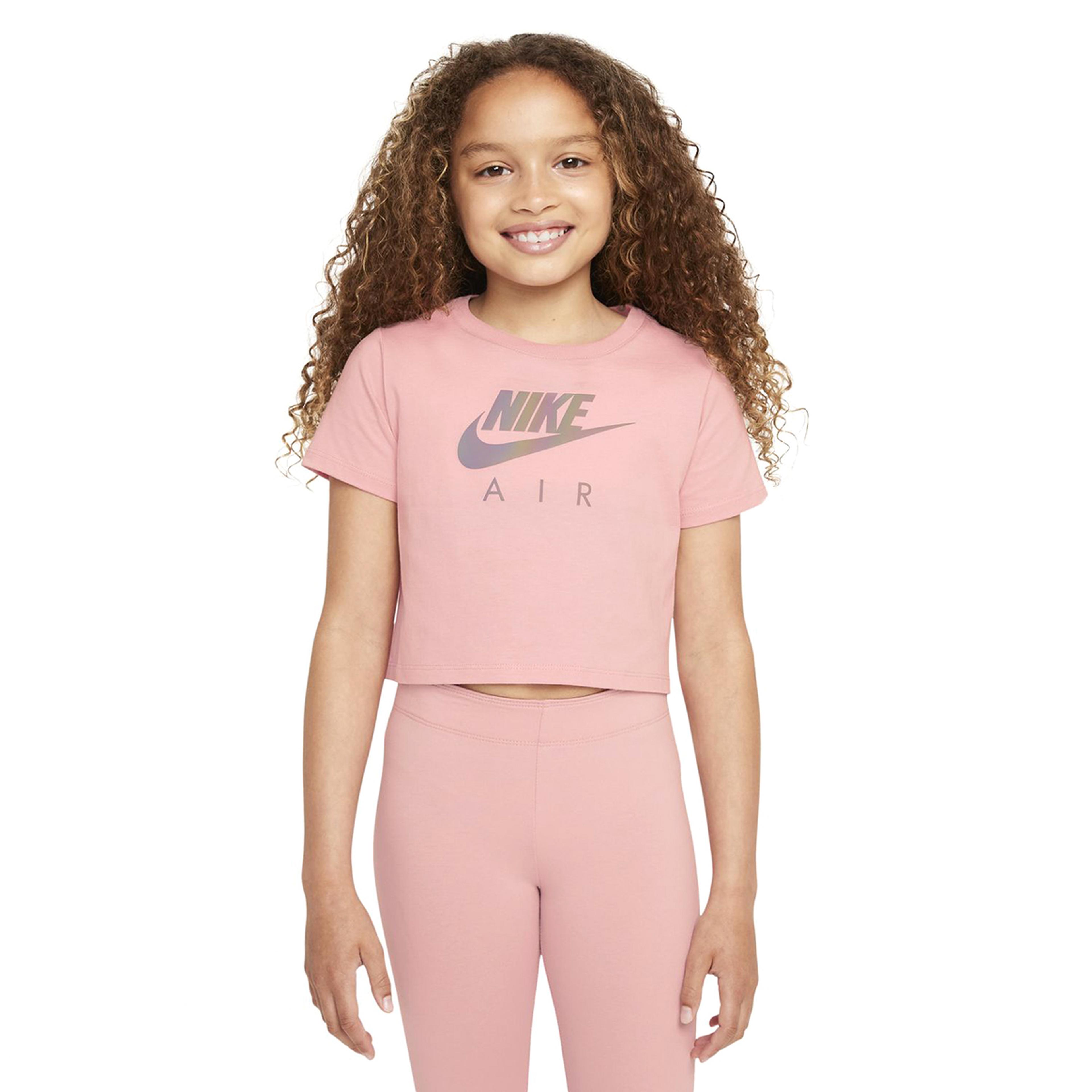 G Nsw Tee Crop Air Çocuk Pembe Günlük Stil Tişört DJ6932-630