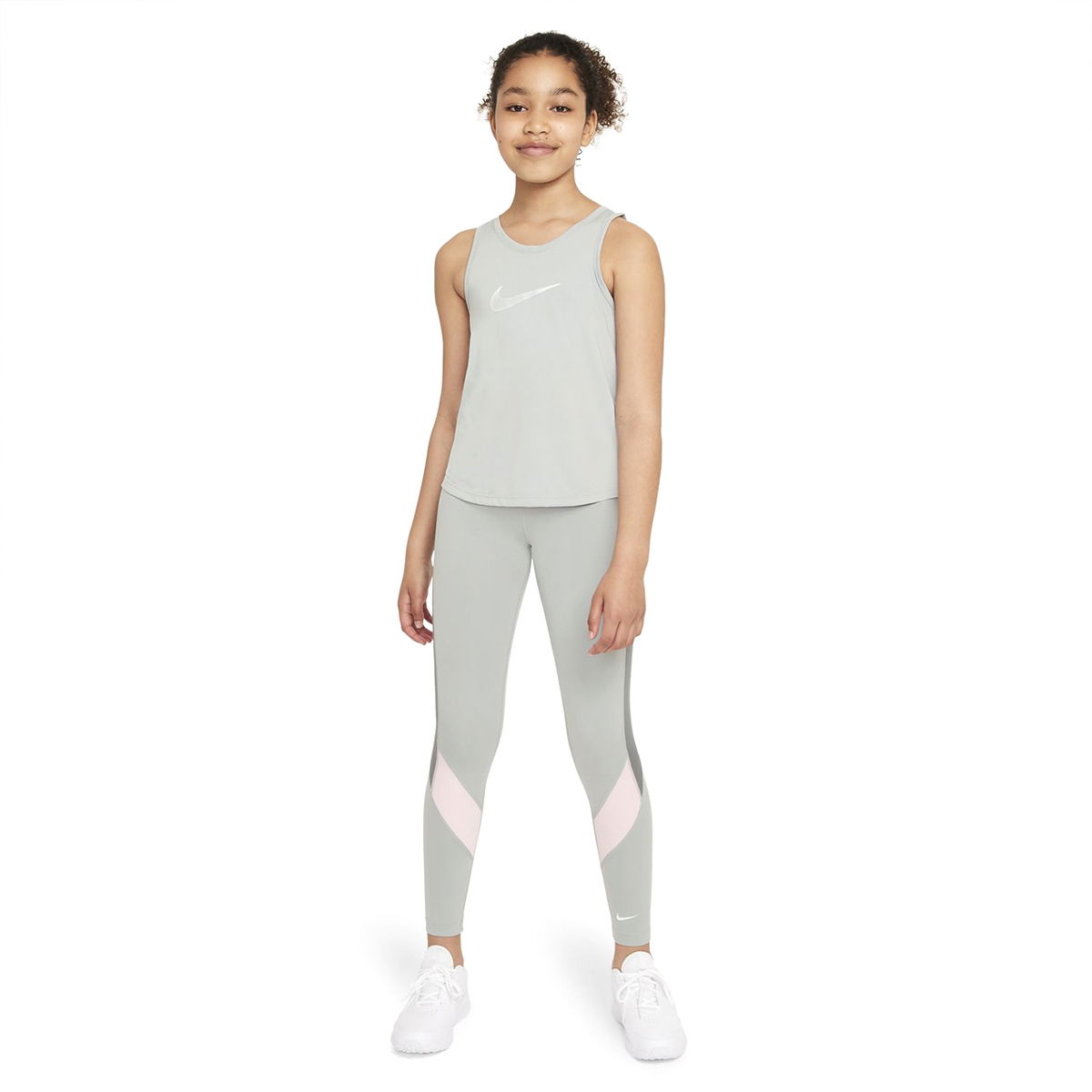 One Dri-Fit Çocuk Siyah Antrenman Taytı DD8015-077