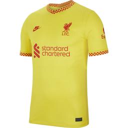 Liverpool FC Jsy Ss 3R Erkek Sarı Futbol Tişört DB5902-704