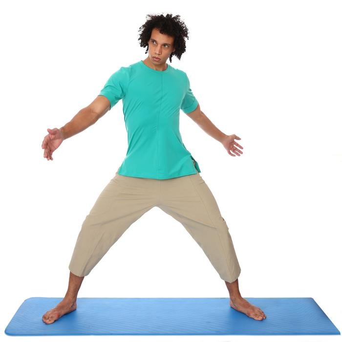 Yoga Erkek Yeşil Antrenman Tişört BV4034-370 1285618
