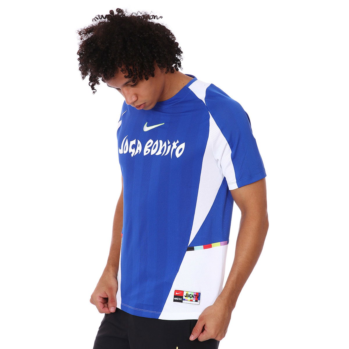 M Nk Fc Home Jsy Ss Erkek Mavi Futbol Tişört CZ0993-480