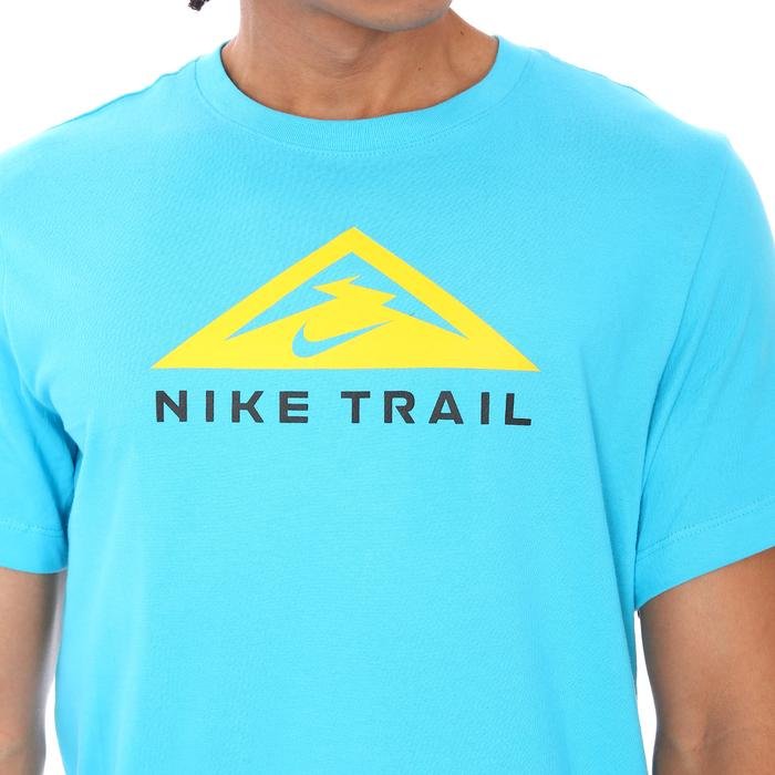 U Nk Df Tee Ss Trail Erkek Mavi Koşu Tişört CZ9802-447 1315034