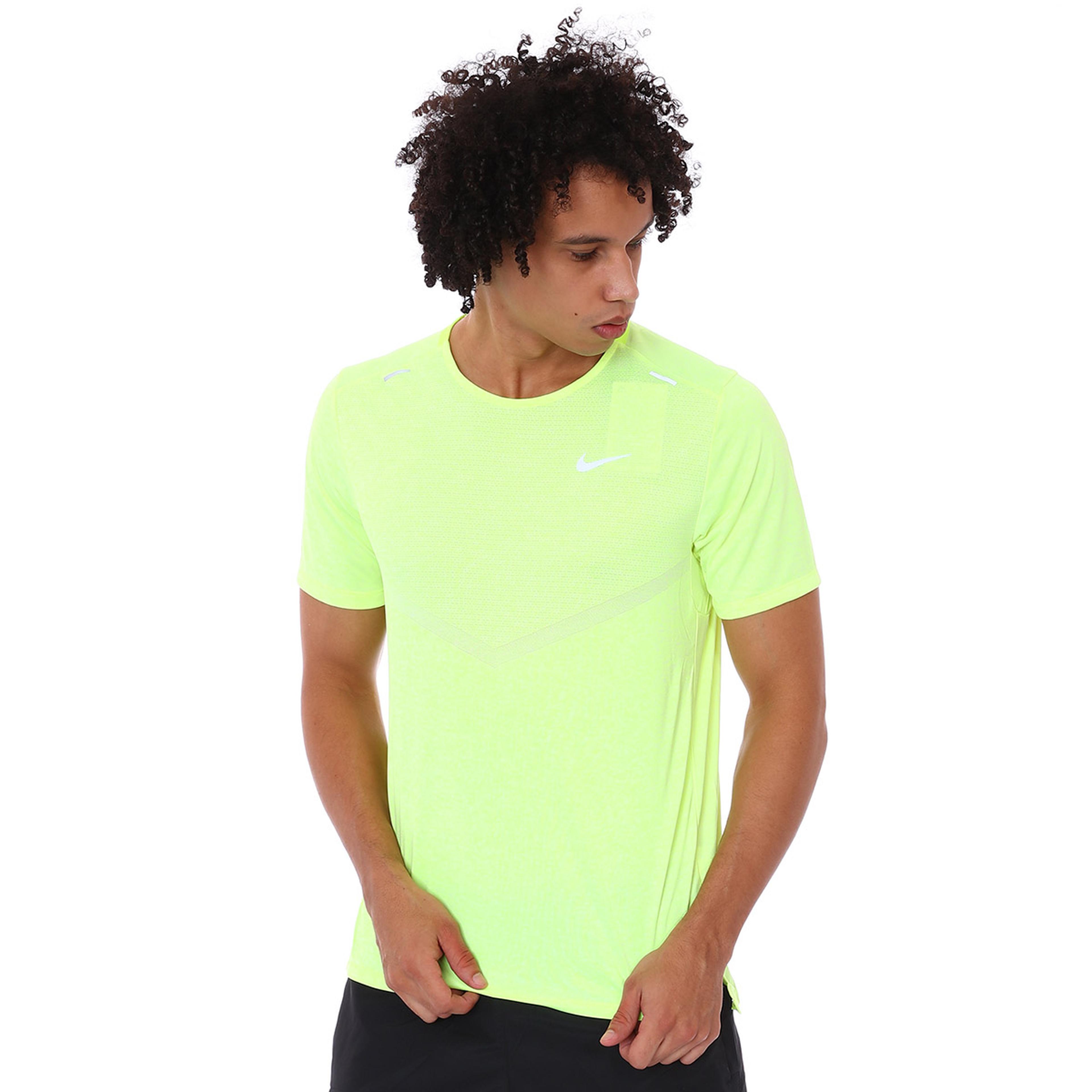 Dri-Fit Rise 365 Ss Erkek Sarı Koşu Tişört CZ9184-703