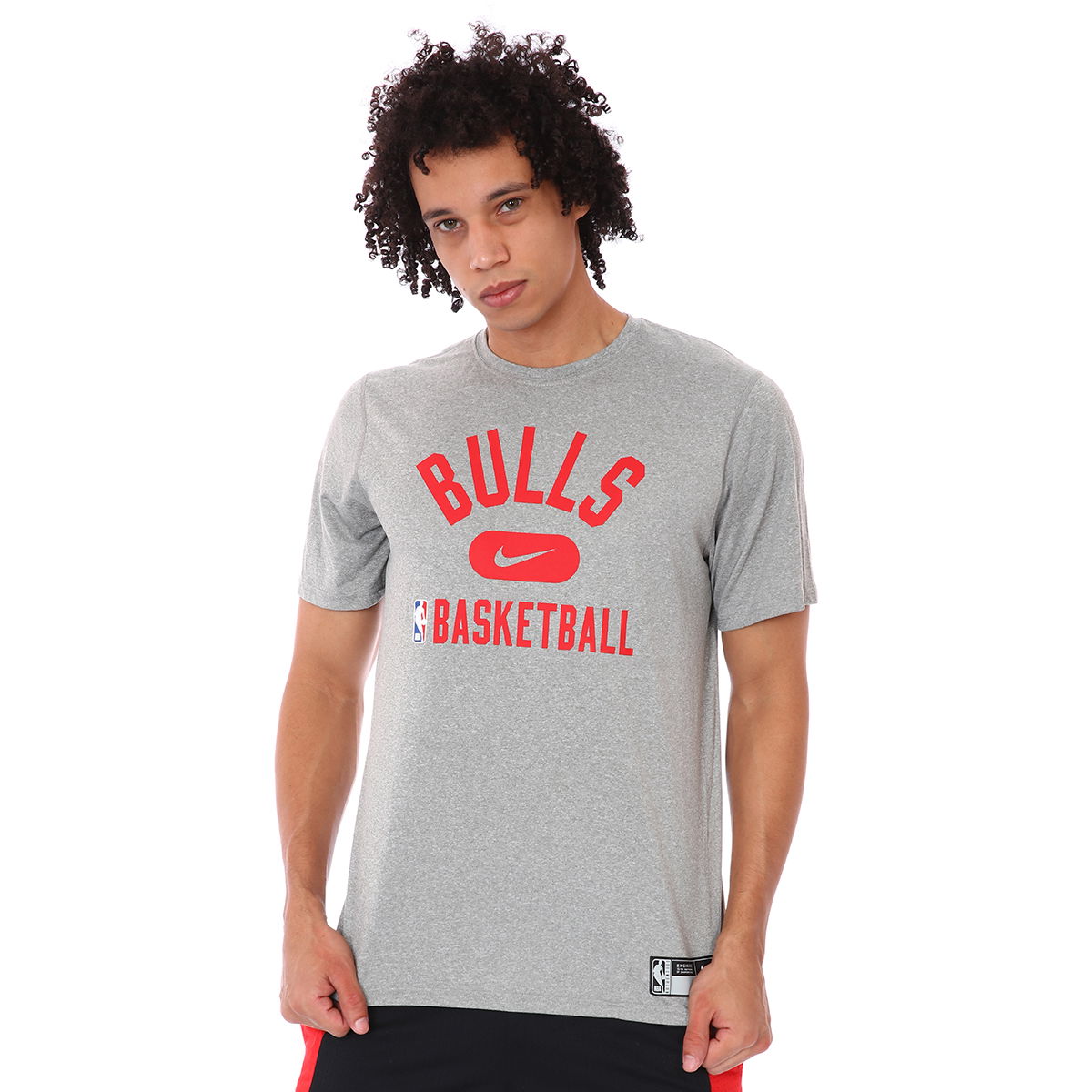 Chicago Bulls NBA Df Es Prt Gpx Ss Erkek Siyah Basketbol Tişört DA5916-063