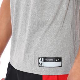 Chicago Bulls NBA Df Es Prt Gpx Ss Erkek Siyah Basketbol Tişört DA5916-063