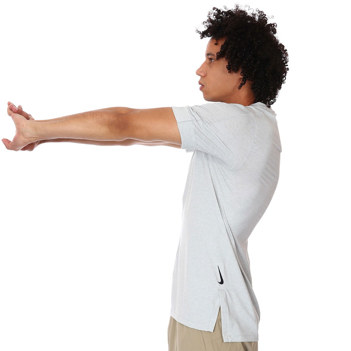 Dri-Fit Erkek Gri Yoga Tişörtü BV4034-079