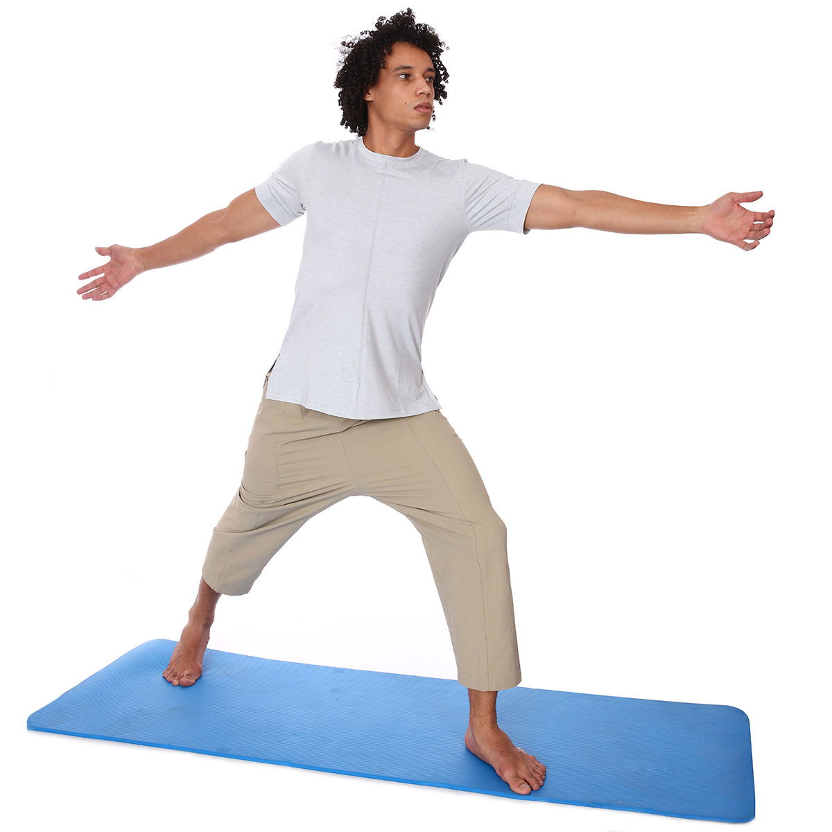 Dri-Fit Erkek Gri Yoga Tişörtü BV4034-079