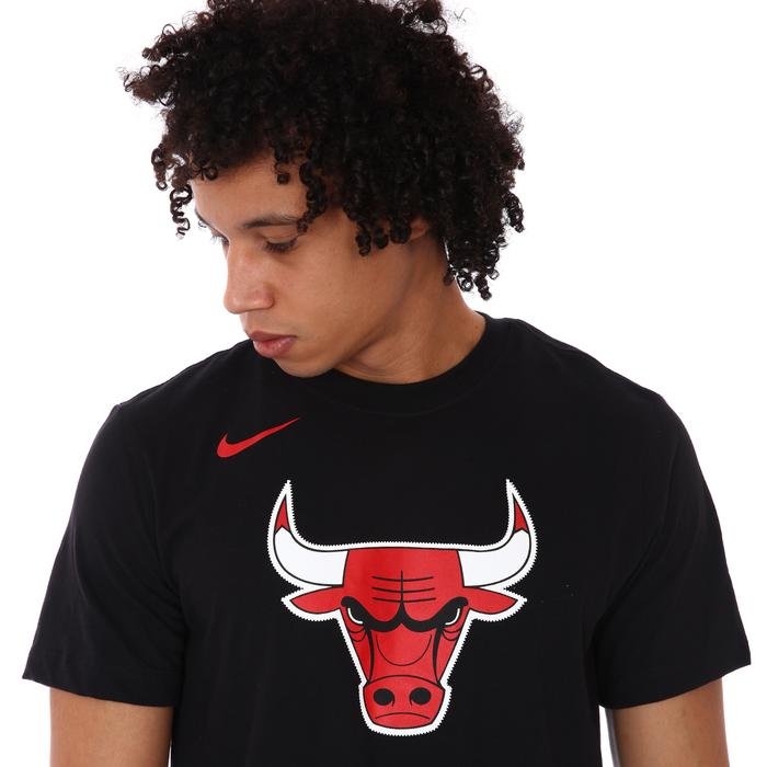 Chicago Bulls NBA Df Es Logo Ss Tee Erkek Siyah Basketbol Tişört DA6005-010 1306890