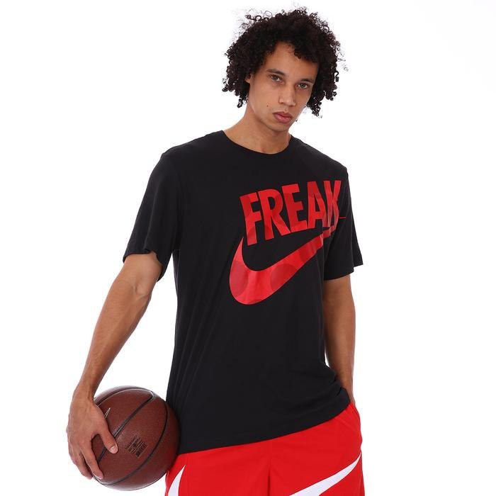 Giannis Freak NBA Erkek Siyah Basketbol Tişört DJ1564-010 1308698