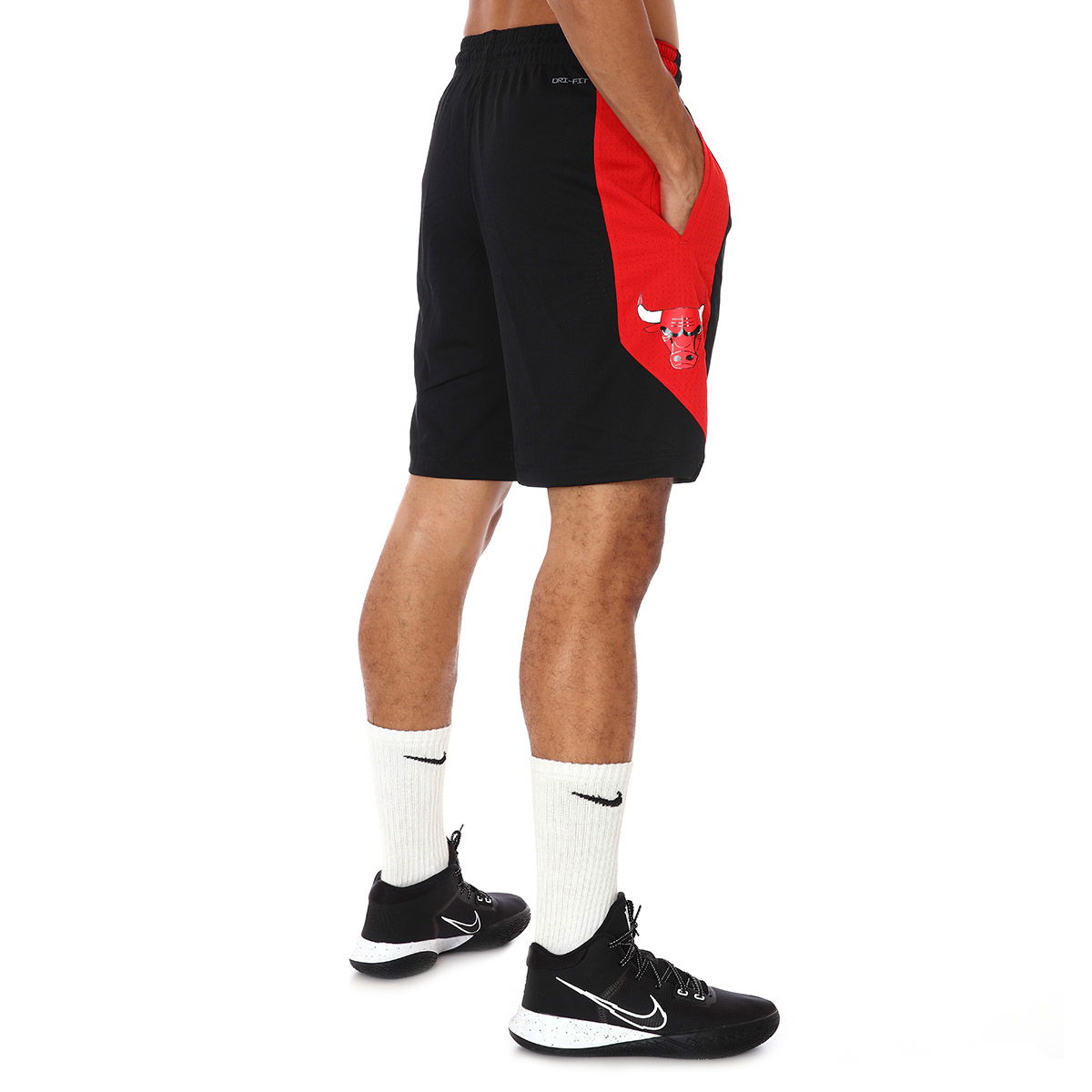 Chicago Bulls NBA Erkek Siyah Basketbol Şortu AJ5056-010