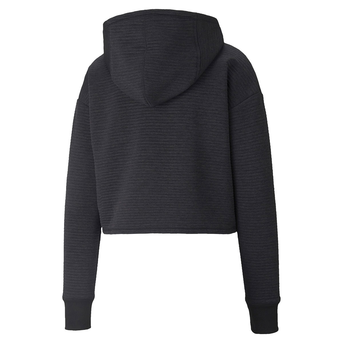 Studio Q4 Textured Skimmer Hoodie Kadın Siyah Antrenman Tişört 52099301