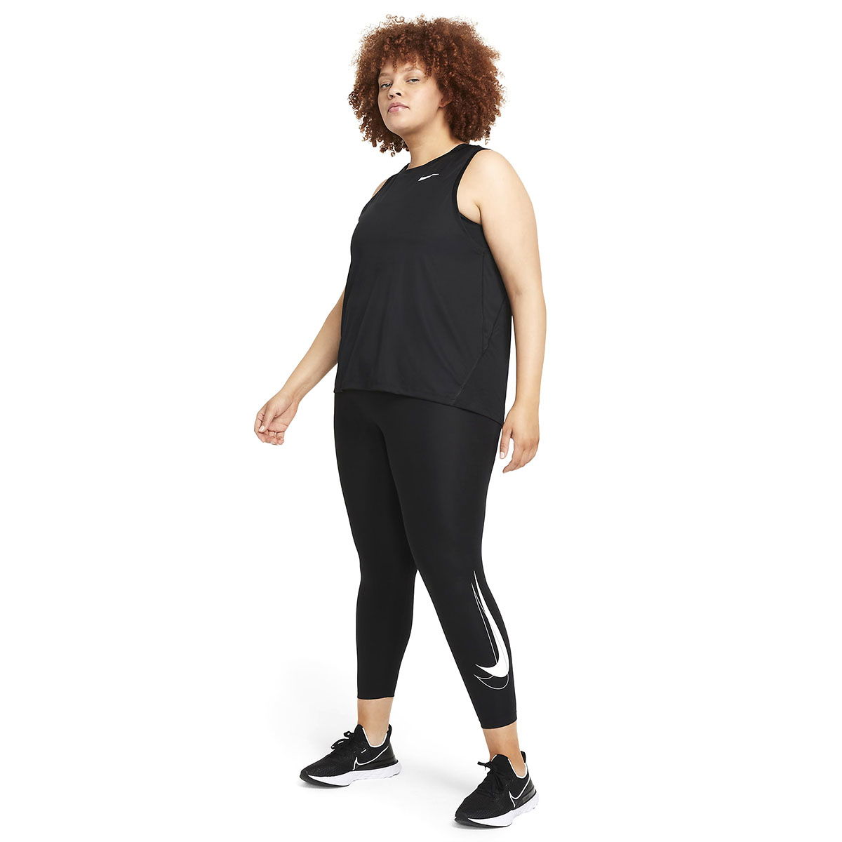 Dri-Fit Swoosh Run 7/8 Tgt Plus Kadın Siyah Koşu Tayt DJ6963-010