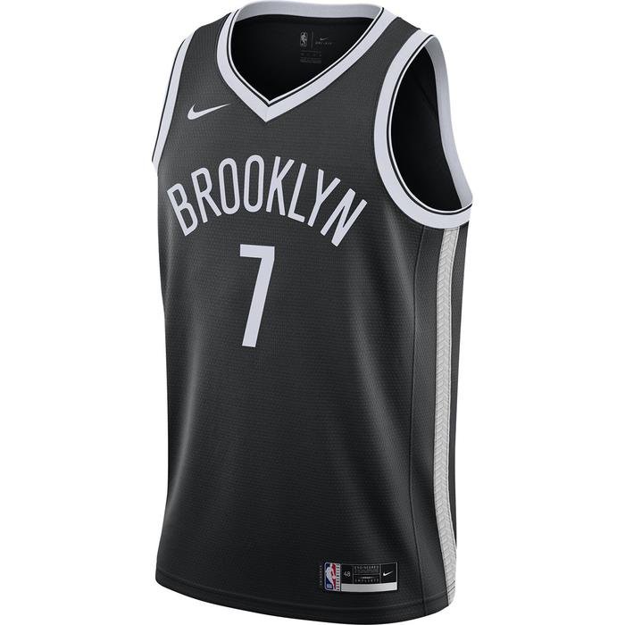 Brooklyn Nets NBA Jsy Icon 20 Erkek Siyah Basketbol Atleti CW3658-013 1335114