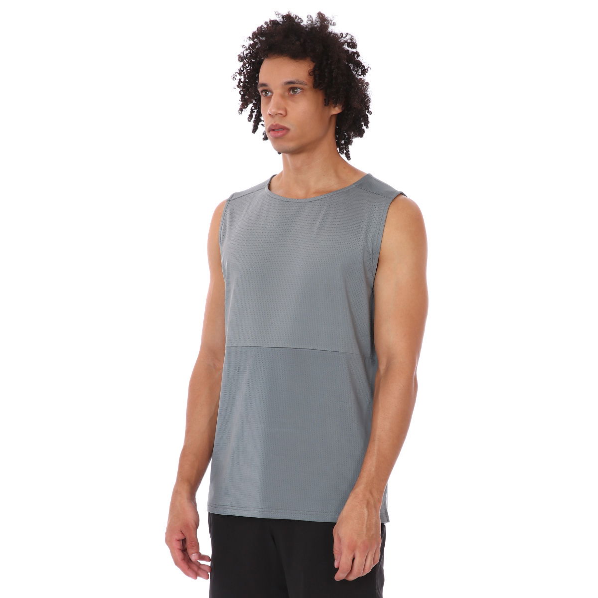 Zip Pocket Erkek Mavi Koşu Tişört 21KETP17C02-MAV