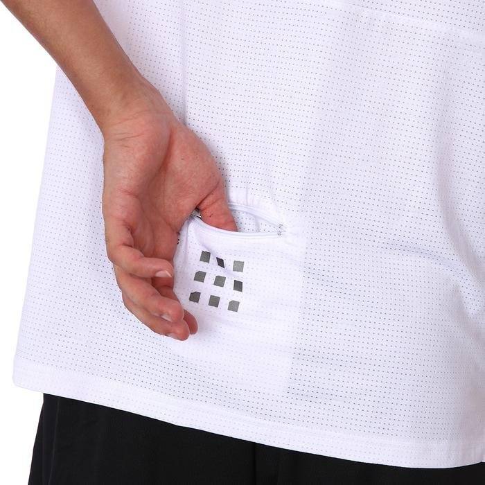 Zip Pocket Erkek Beyaz Koşu Tişört 21KETP17C02-BYZ 1315959