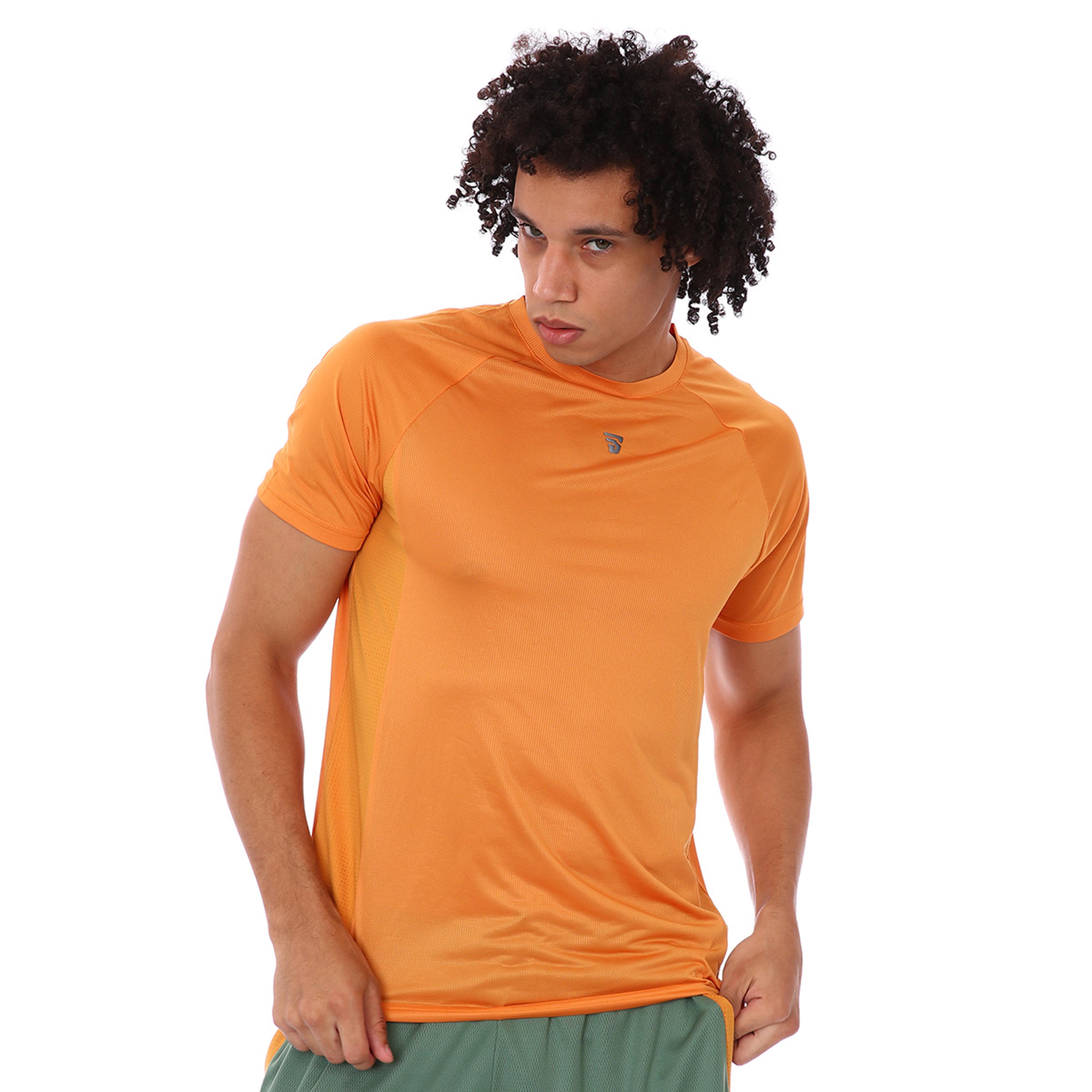 Ultra Light Performans Tee Erkek Turuncu Koşu Tişört 21KETP18D02-TRN