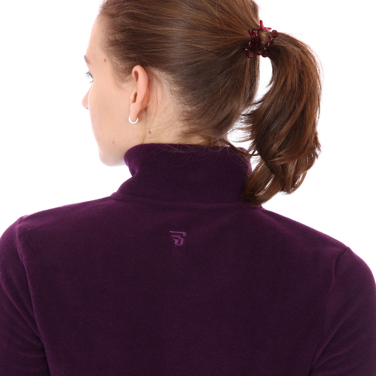 Kadın Bordo Polar Sweatshirt 710080-0MR