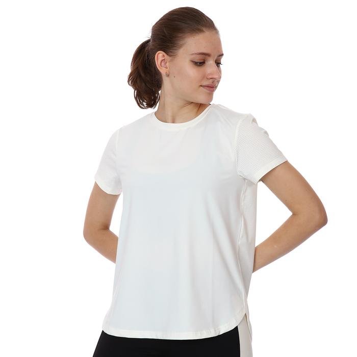Mesh Back Kadın Beyaz Koşu Tişört 21KKTP18D01-BYZ 1315891