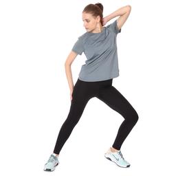 Mesh Back Kadın Mavi Koşu Tişört 21KKTP18D01-MAV