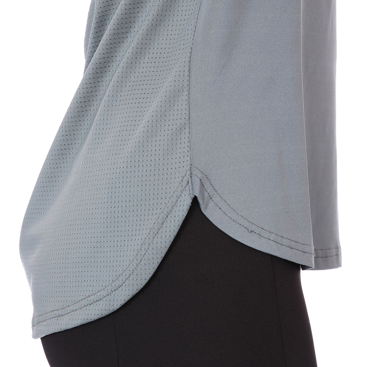 Mesh Back Kadın Mavi Koşu Tişört 21KKTP18D01-MAV