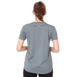 Mesh Back Kadın Mavi Koşu Tişört 21KKTP18D01-MAV