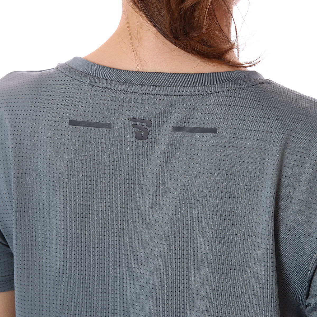 Mesh Back Kadın Mavi Koşu Tişört 21KKTP18D01-MAV