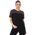Renk Bloklu Kadın Siyah Günlük Stil Tişört 21KKTL18D01-SYH 1315738