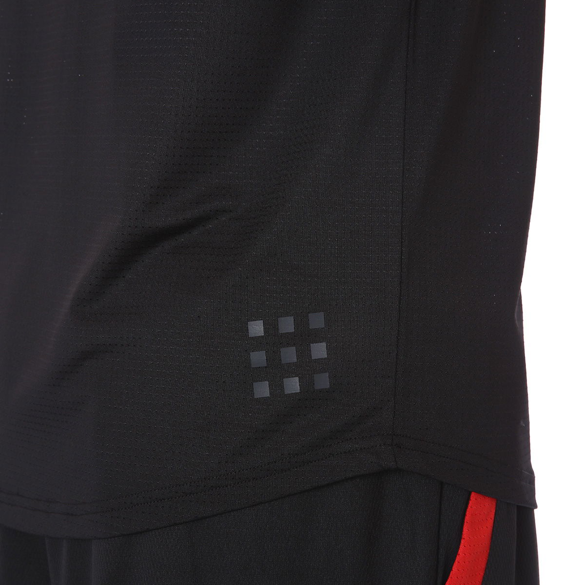 Two Colored Mesh Erkek Siyah Koşu Atleti 21KETP17C01-SYH