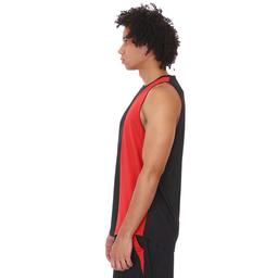 Two Colored Mesh Erkek Siyah Koşu Atleti 21KETP17C01-SYH