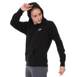 Essntl Hoodie Po Flc Kadın Siyah Günlük Stil Sweatshirt BV4124-010