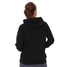 Essntl Hoodie Po Flc Kadın Siyah Günlük Stil Sweatshirt BV4124-010