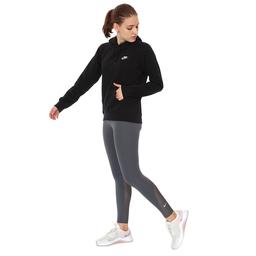 Essntl Hoodie Po Flc Kadın Siyah Günlük Stil Sweatshirt BV4124-010