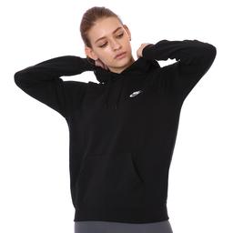 Essntl Hoodie Po Flc Kadın Siyah Günlük Stil Sweatshirt BV4124-010
