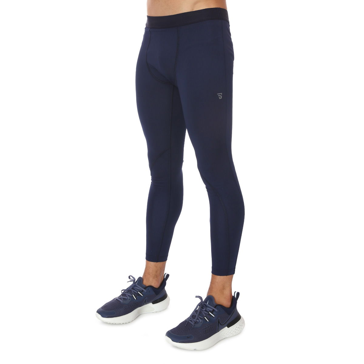Stitch Detailed Legging Erkek Mavi Günlük Stil Tayt 21KETP11D01-LCV