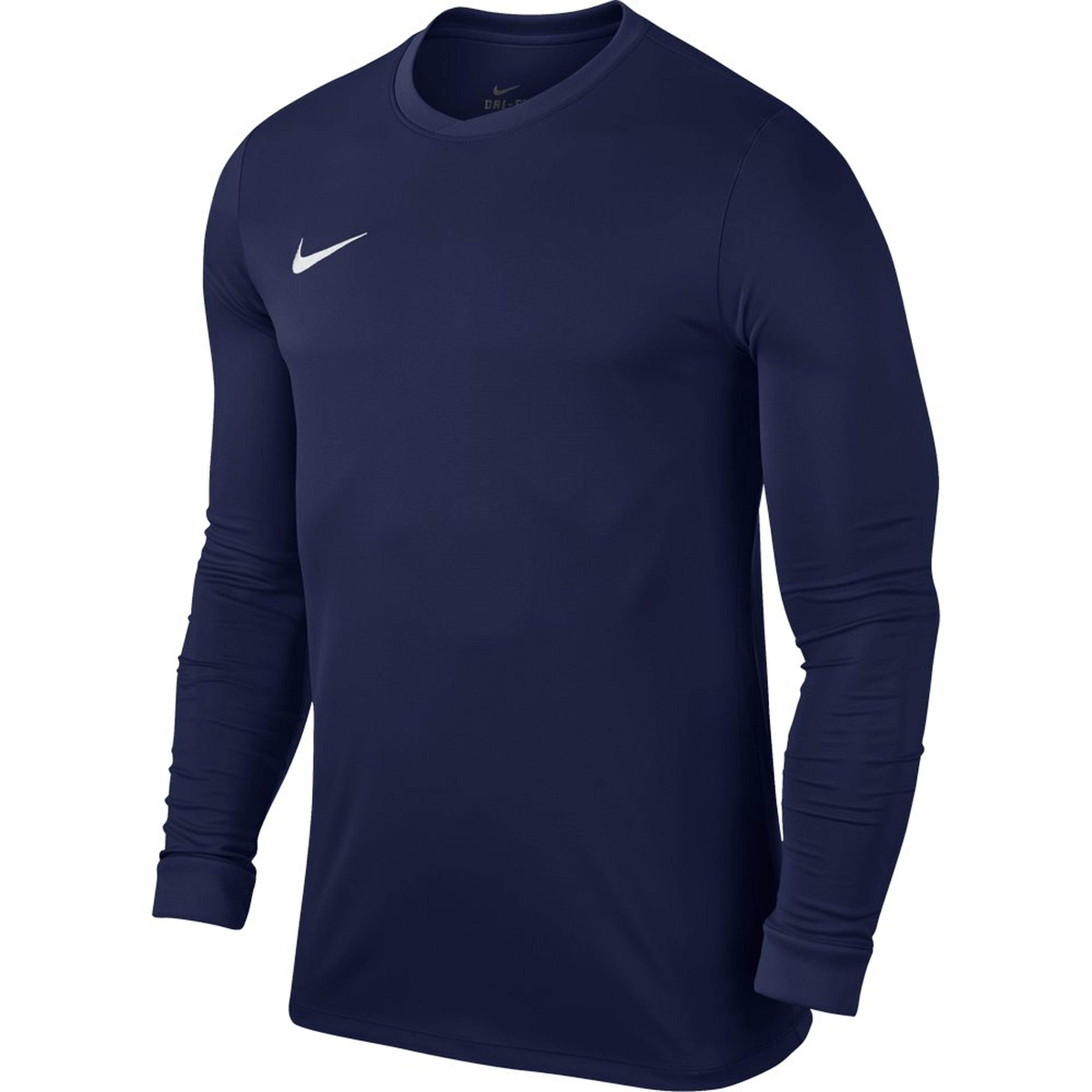 Dri-Fit Park VII Jsy Ls Erkek Mavi Futbol Forma BV6706-410-DIG