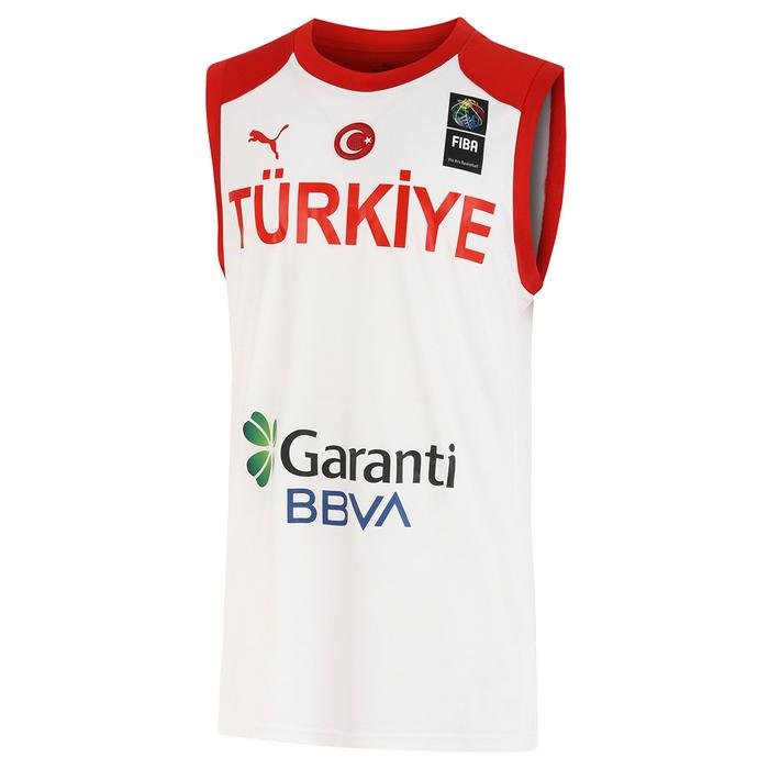 Türkiye Game Jersey Erkek Beyaz Basketbol Forması 60546301 1337738