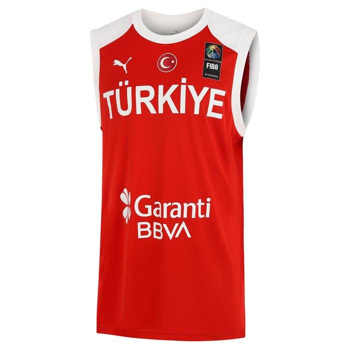Türkiye Jr Game Jersey Çocuk Beyaz Basketbol Forması 60555602 1338718