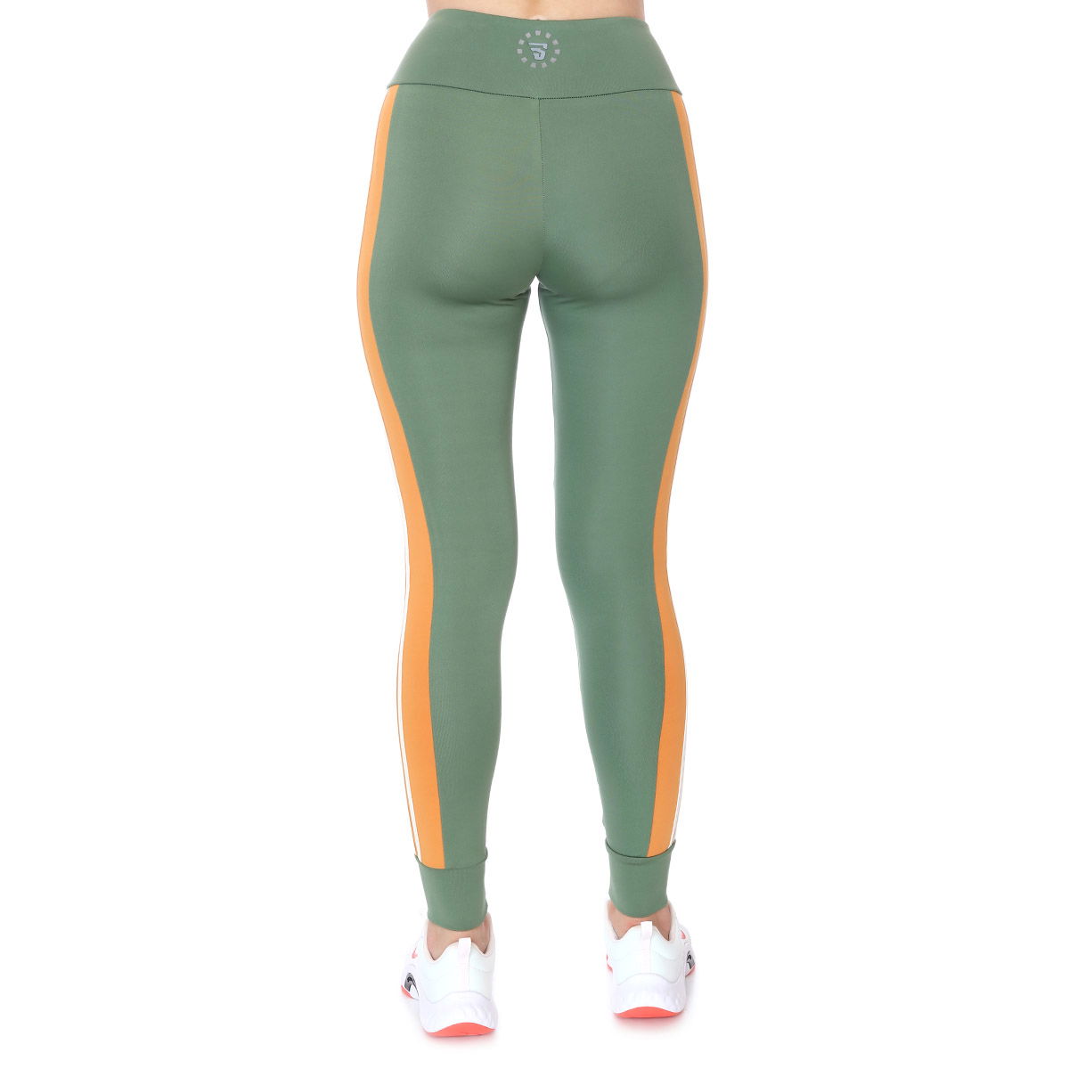 Stripy Legging Kadın Yeşil Koşu Tayt 21KKTP11C02-YSL