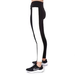 Color Block Legging Kadın Siyah Koşu Tayt 21KKTP11C01-SYH