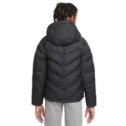 Sportswear Synthetic Fill Çocuk Siyah Günlük Stil Mont CU9157-010