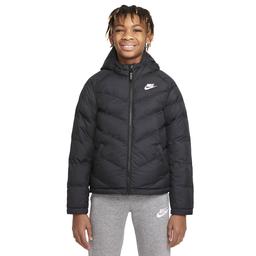 Sportswear Synthetic Fill Çocuk Siyah Günlük Stil Mont CU9157-010