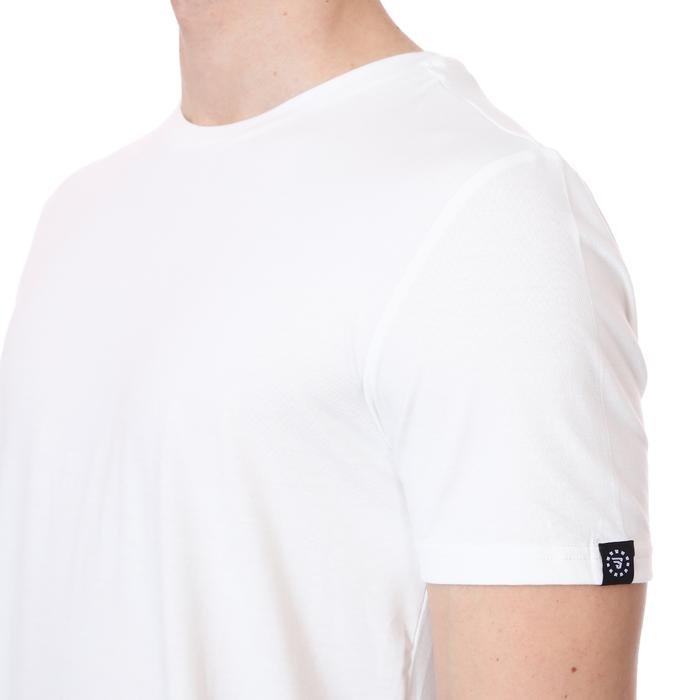 Renk Bloklu Erkek Beyaz Günlük Stil Tişört 21KETL18C01-BYZ 1315914