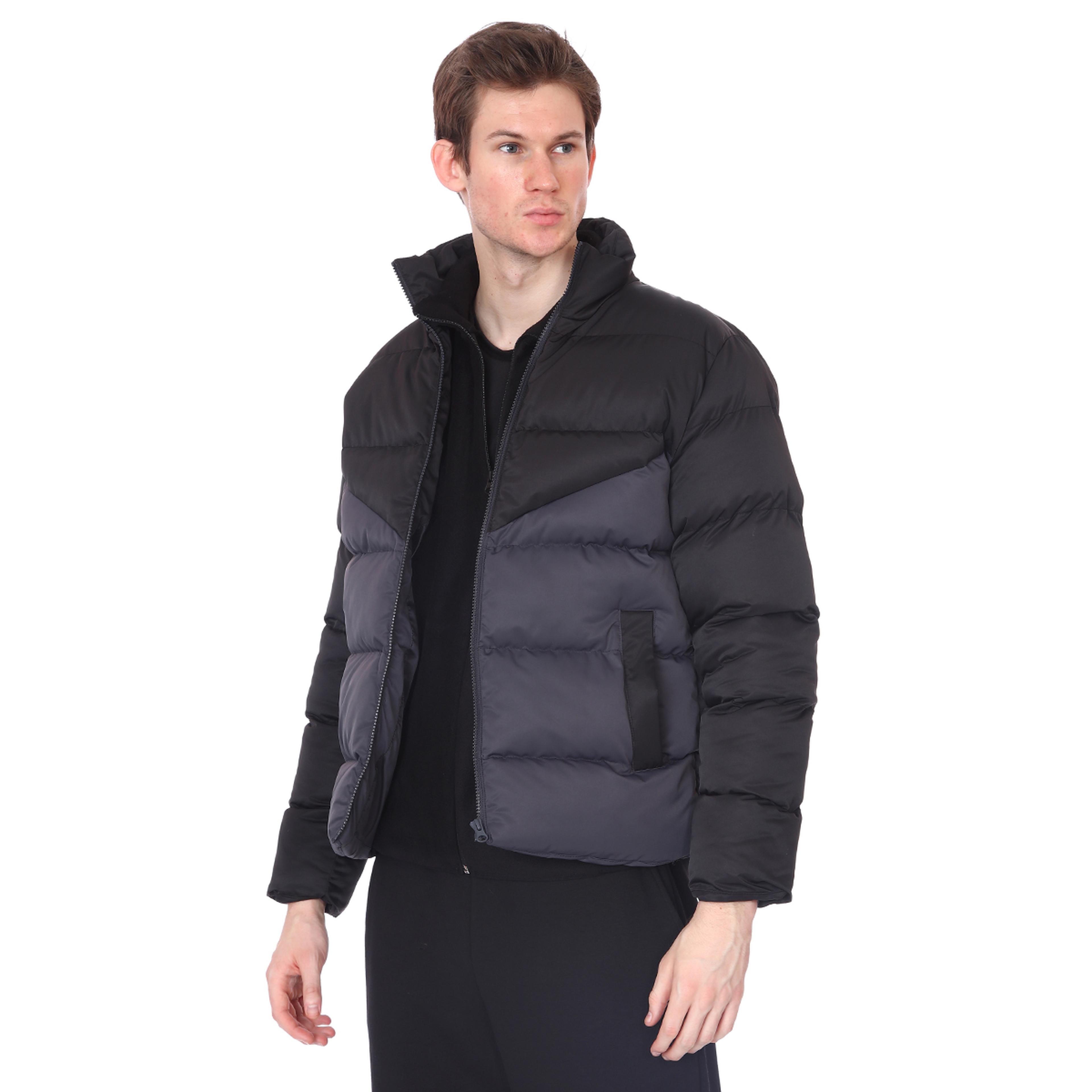 Erkek Çift Renkli Puffer Günlük Stil Mont 21KETL21C02-SYH