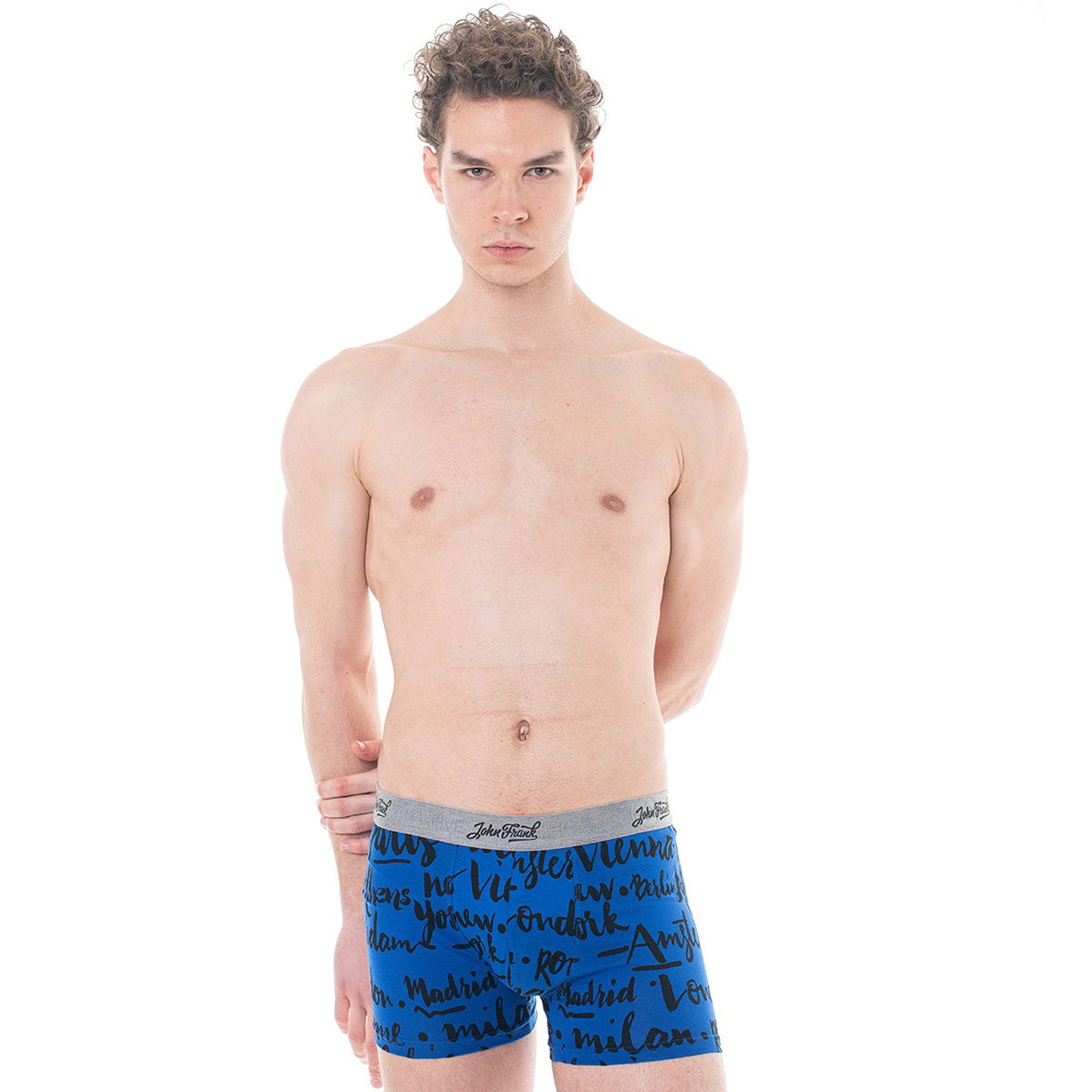 Eighty Five Erkek Çok Renkli Günlük Stil İkili Boxer JF2BEF22