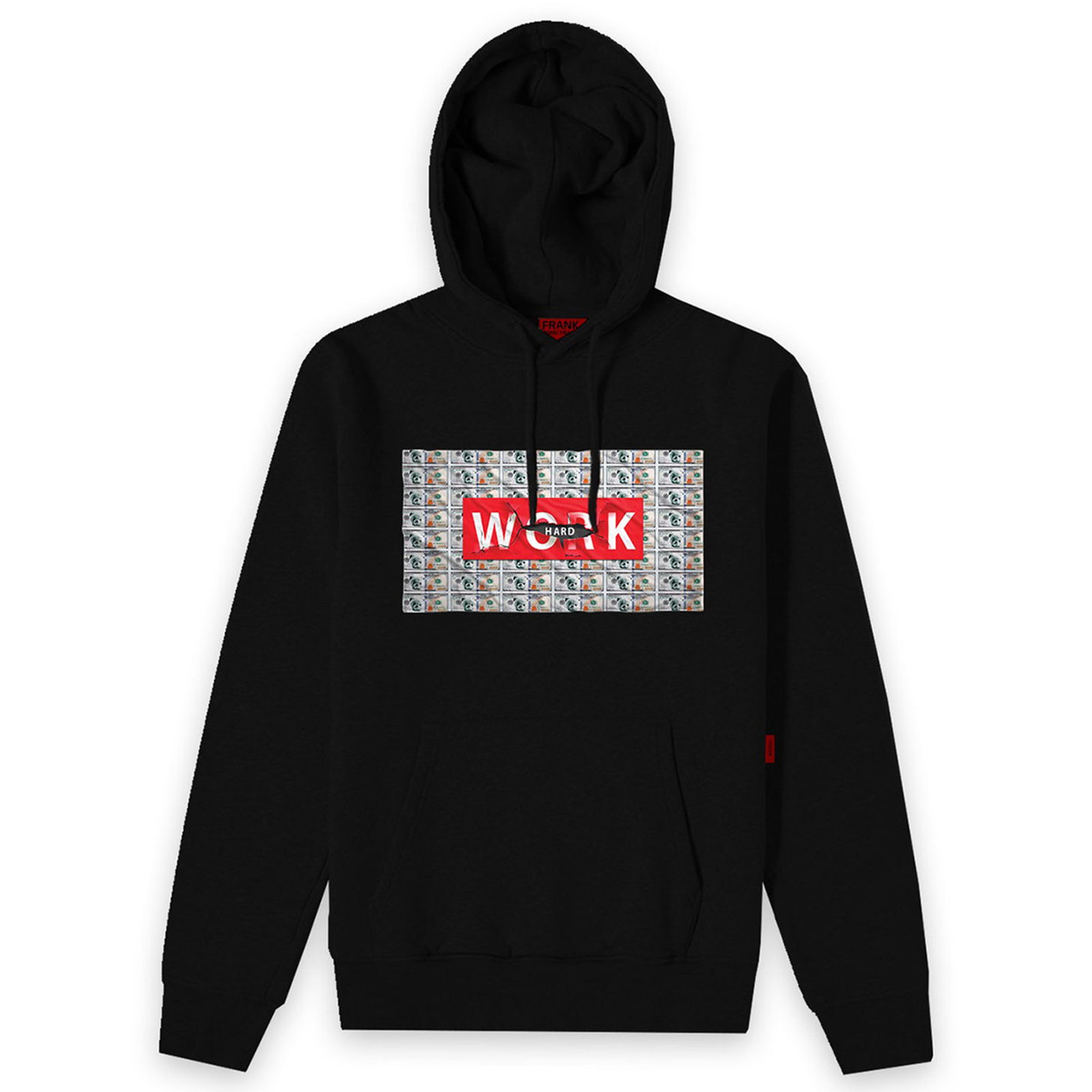 Cool Hoodie Erkek Siyah Günlük Stil Sweatshirt JFHSTCOOL03-WORK