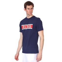 M J Psg Wordmark Tee Erkek Mavi Basketbol Tişört DB6510-410