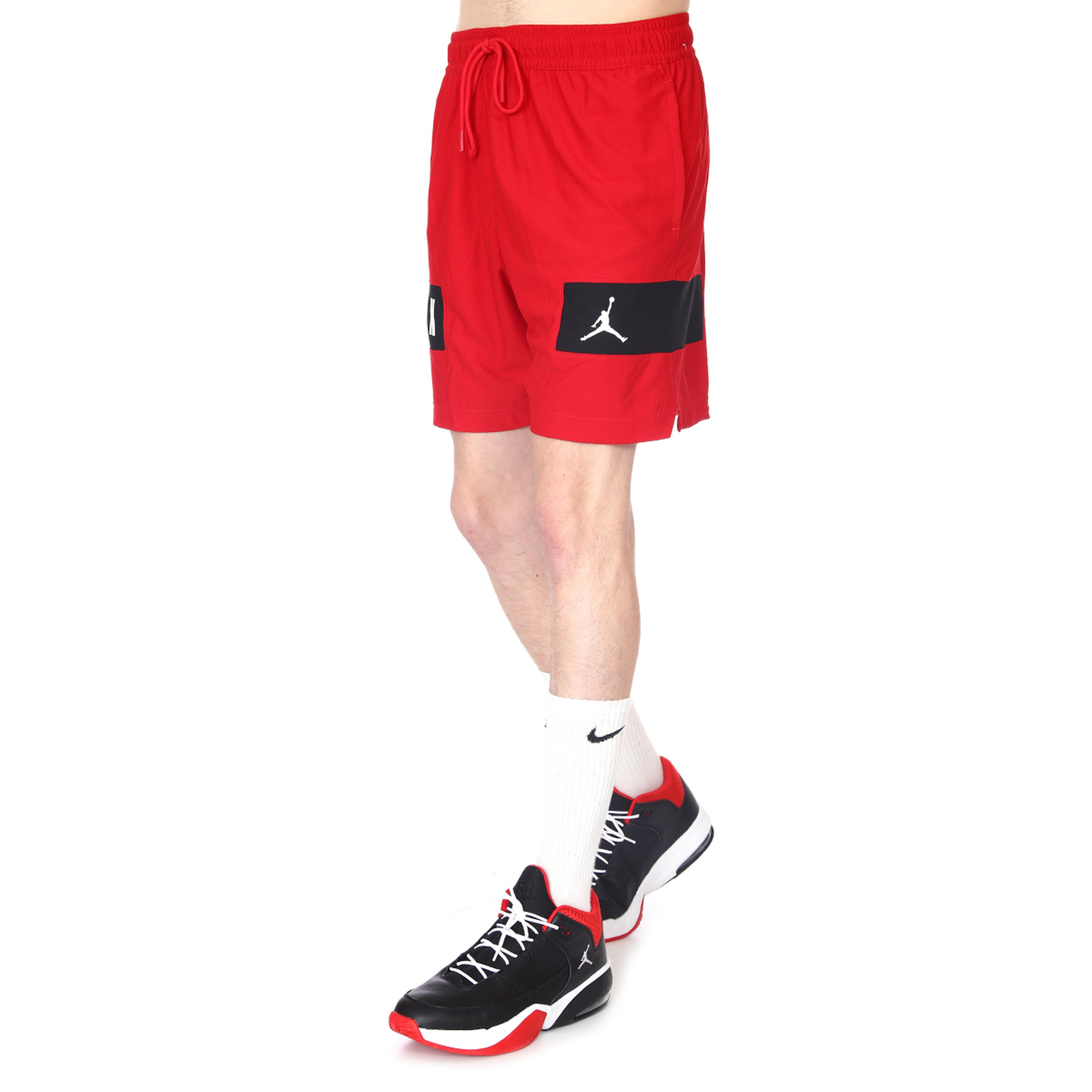 Air Jordan NBA Mesh Gfx Erkek Kırmızı Basketbol Şort CZ4771-687
