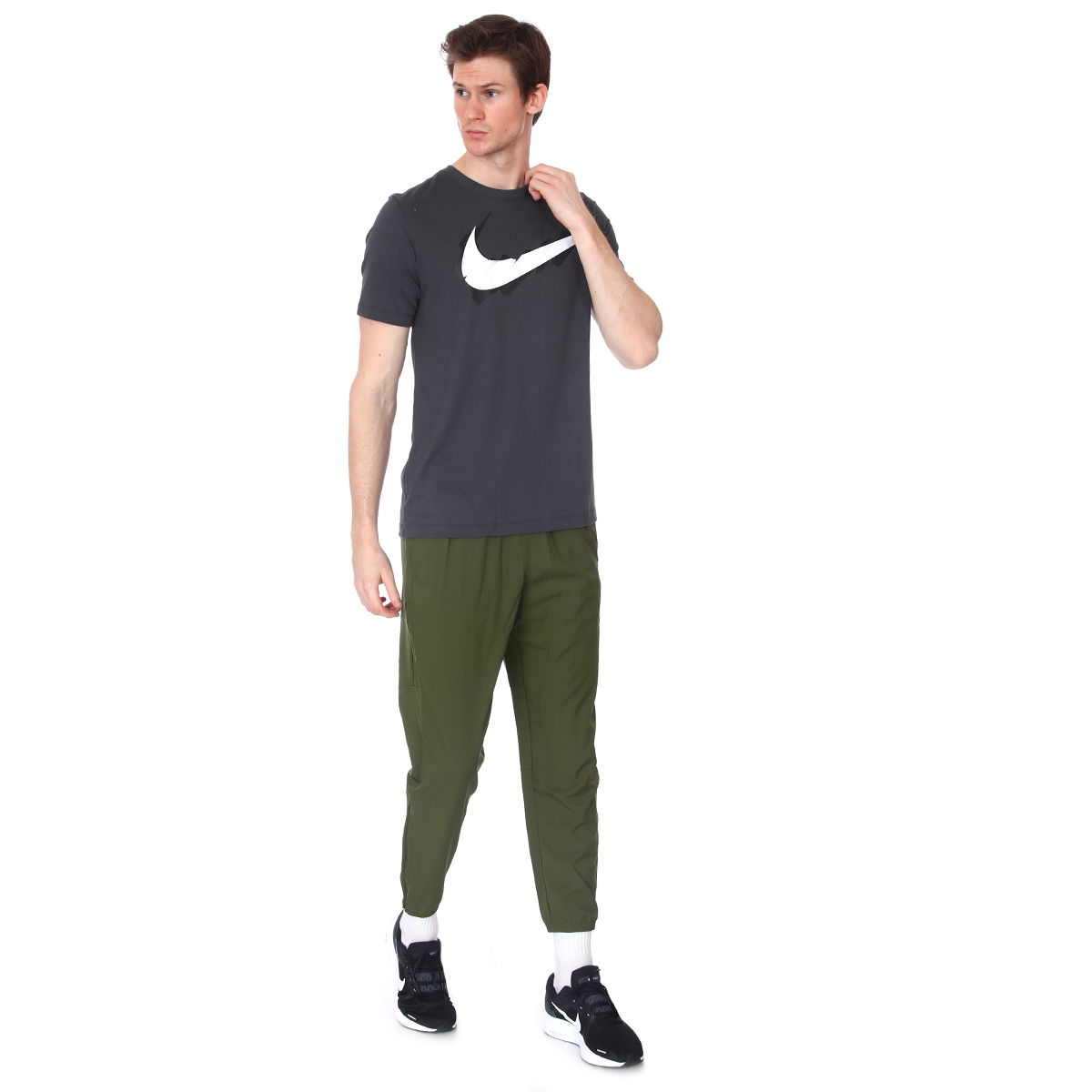 Dri-Fit Tee Sc Erkek Gri Günlük Stil Tişört DD6812-060