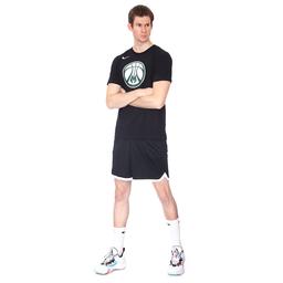 Milwaukee Bucks NBA Erkek Siyah Basketbol Tişört DA6029-010